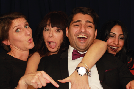 Corporate Team in our Photo Booth